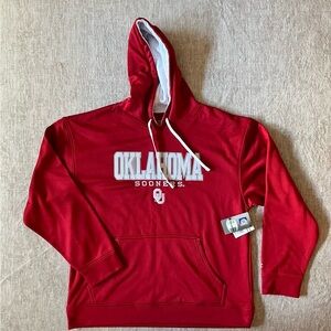 Men’s red Oklahoma Sooners Dryfit hoodie XL